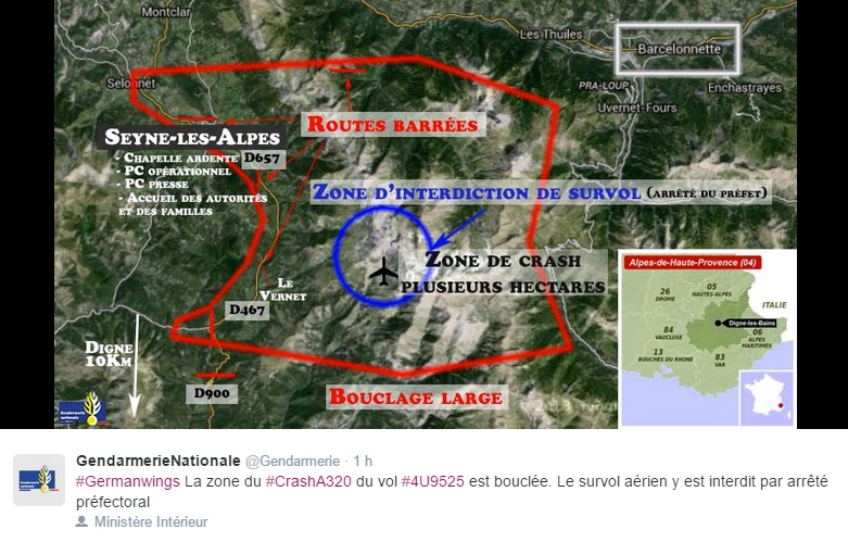 crash Airbus GermanWings Alpes Barcelonnette