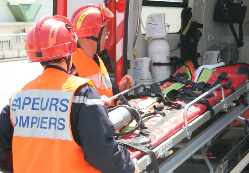 pompiers accident route nord Tarbes