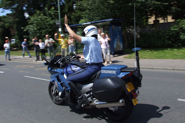 Gendarmerie gendarmes tour de France Tarbes