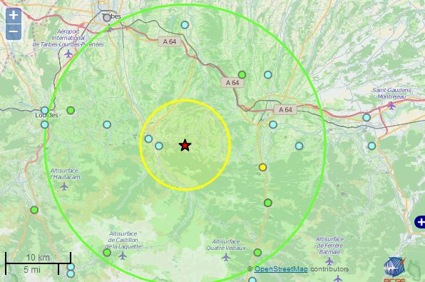 Deuxième tremblement de terre dans les Pyrénées ce mercredi
