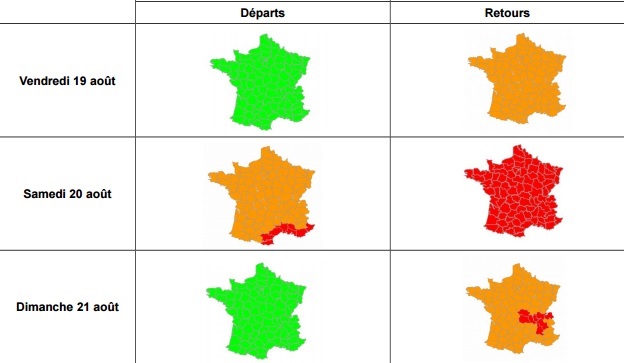 Circulation routière. Tarbes Toulouse et Tarbes Bayonne chargés ce week end