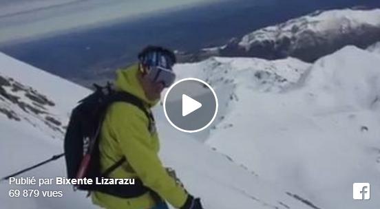 Bixente Lizarazu skie la face nord du Pic du Midi et fait le buzz