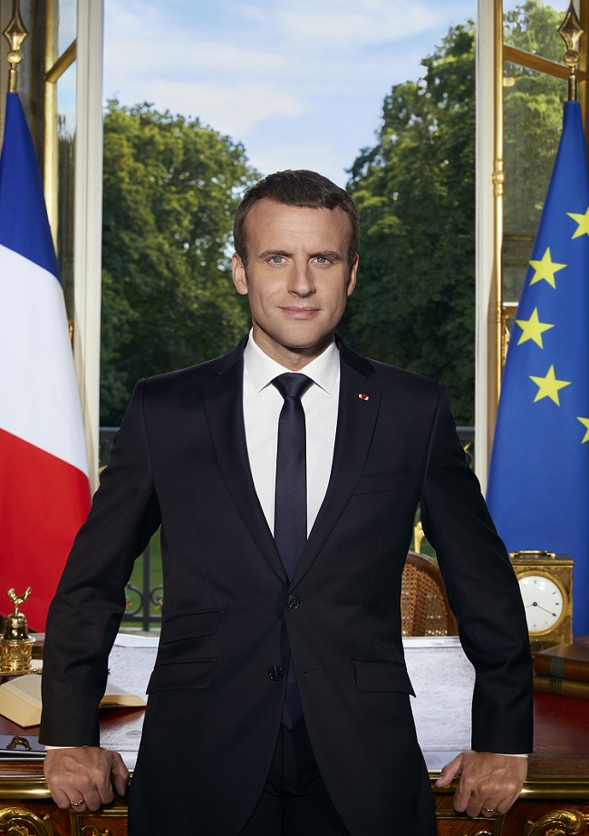 Voici le portrait de Macron qui sera affich&eacute; dans les communes des Hautes Pyr&eacute;n&eacute;es