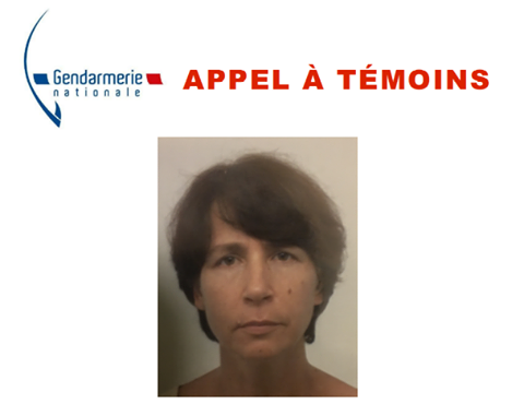 Disparition inqui&eacute;tante, appel &agrave; t&eacute;moins de la gendarmerie