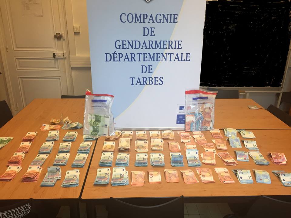 Faux billets. 4 individus arr&ecirc;t&eacute;s et mis en examen &agrave; Tarbes